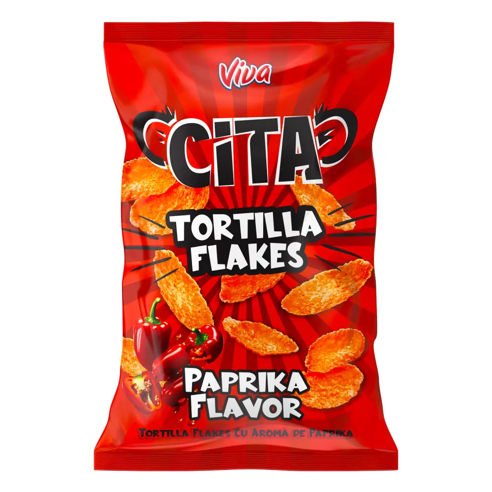 Cita Tortilla Flakes cu Aromă de Ardei 100 g