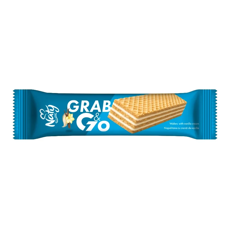 Naty Grab&Go – Napolitană cu cremă de vanilie 28 g