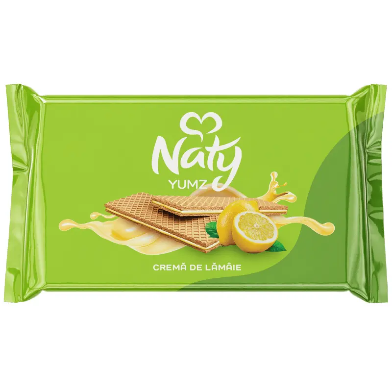 NATY Napolitane Yumz cu cremă de Lămâie 110g