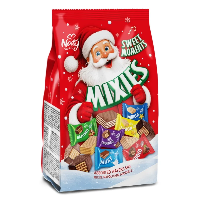 Naty Sweet Moments – Mix de Napolitane Asortate 300 g – Ediție de Crăciun