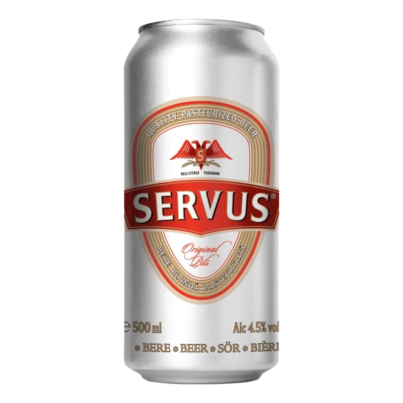 Servus Pasteurisiertes Helles Bier – 0,5 l Dose