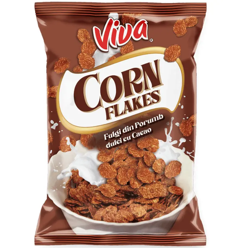 Viva Corn Flakes – Fulgi de Porumb Dulci cu Cacao 300 g