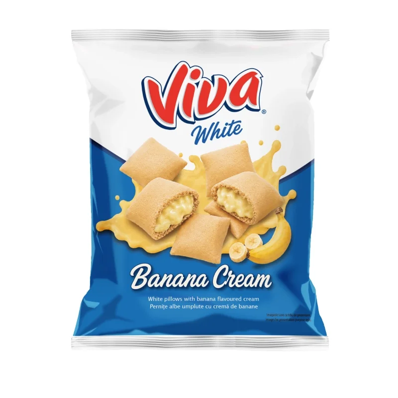 Viva Pernițe Albe cu Cremă de Banane 200 g