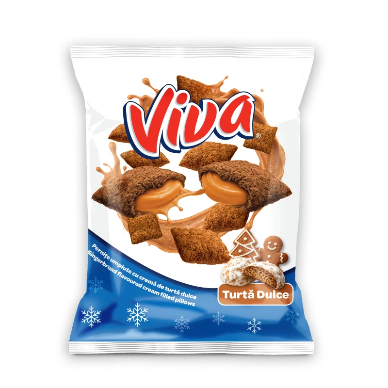 Viva Pernițe Umplute cu Cremă de Turtă Dulce 200 g