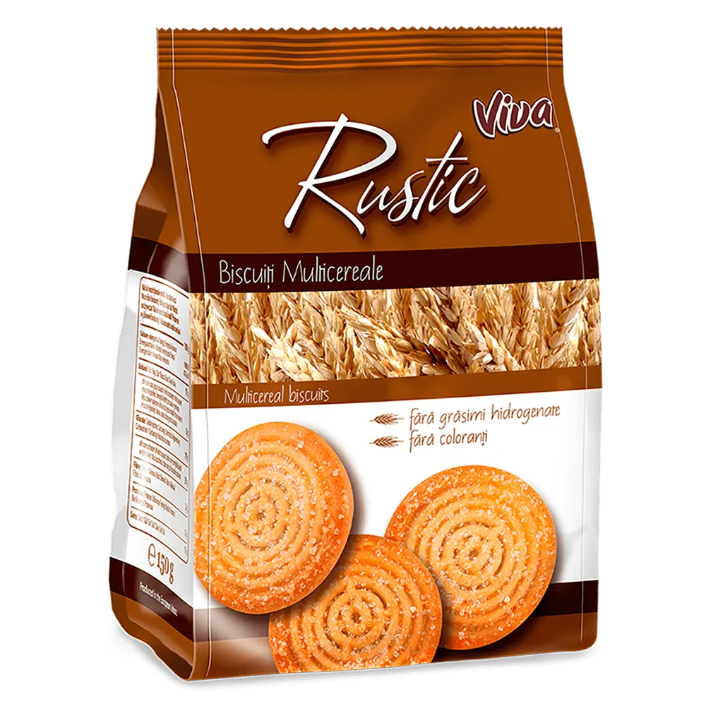 Viva Rustic – Biscuiți Multicereale 150 g